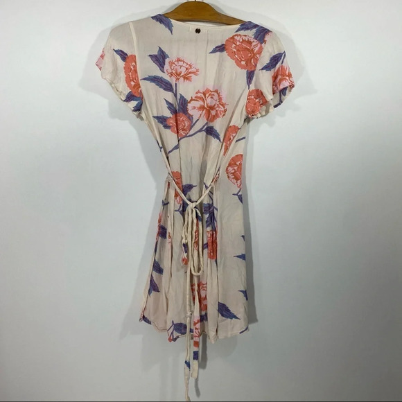 Billabong Hold Me Tight Floral Wrap Dress - Picture 6 of 10